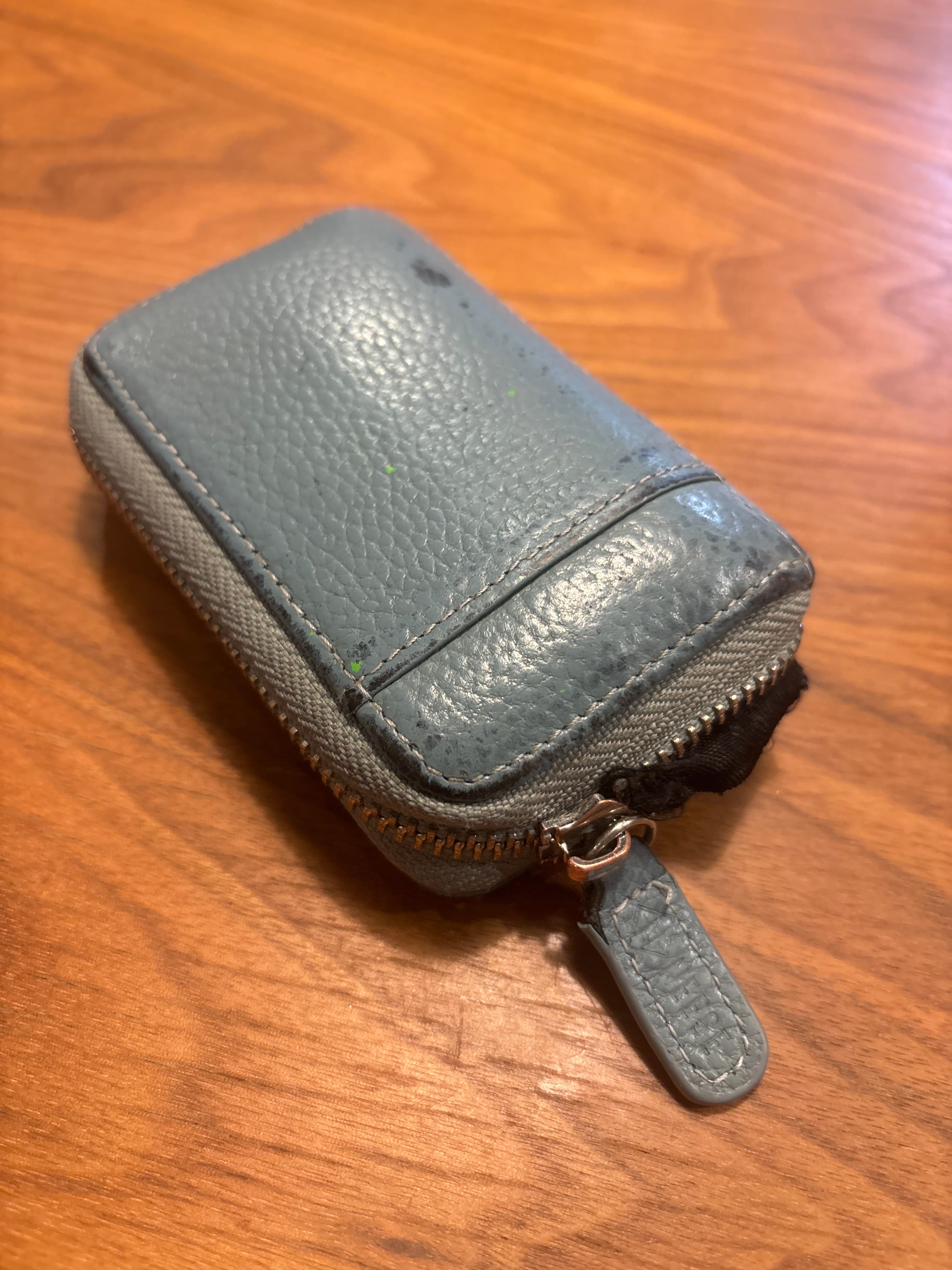 コンパクト ラウンドファスナー カードケース ミニ財布